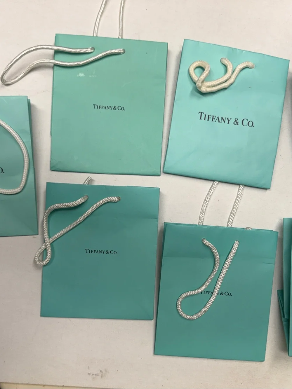 Tiffany & Co gift bag lot 7 piece
